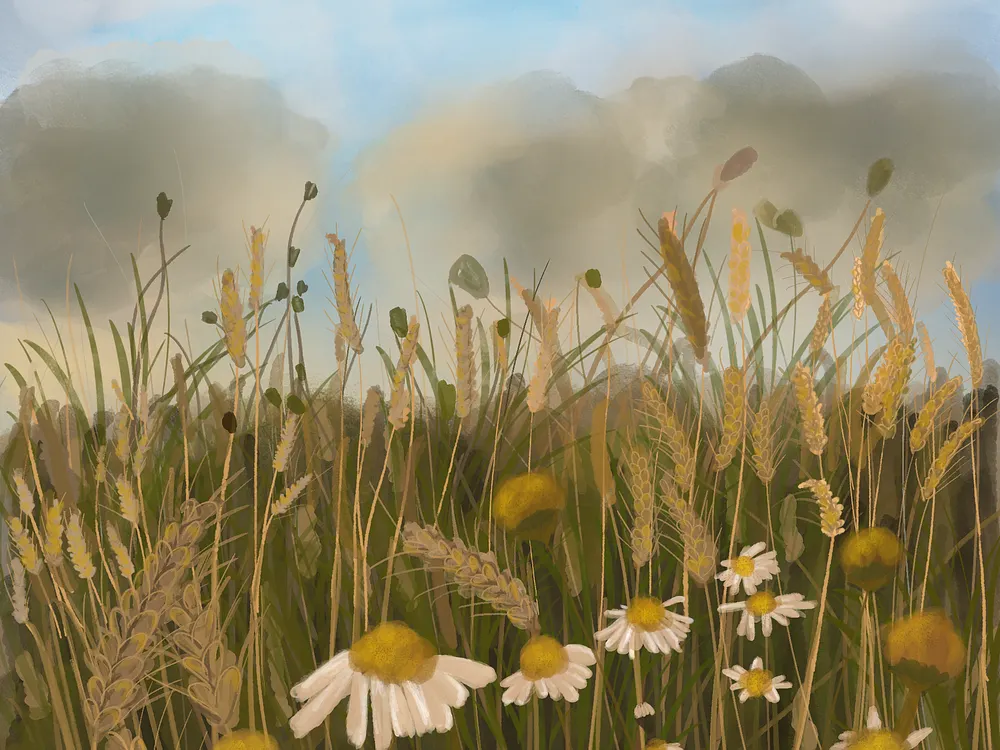 Ukrainian nature illustration by Tanya Bachuk
